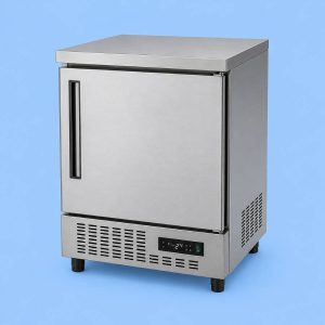 Commercial undercounter chiller single door for professional kitchens.
